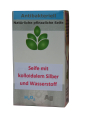 Seife mit kolloidalem Silber, Wasserstoff, Glycerin, 100g, desinfizierend, beseitigt Bakterien, Viren, Pilze, bei Akne, Hautunreinheiten, mit Glycerin zur Pflege der Haut,